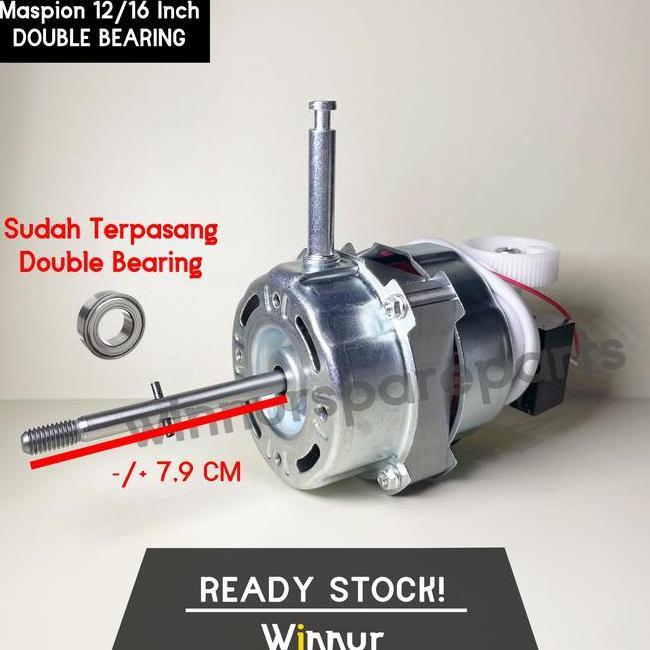 Dinamo Kipas Angin Maspion Double Bearing 12 16 Inch Standfan Wallfan Berdiri Tembok Motor Fan 18 Uf