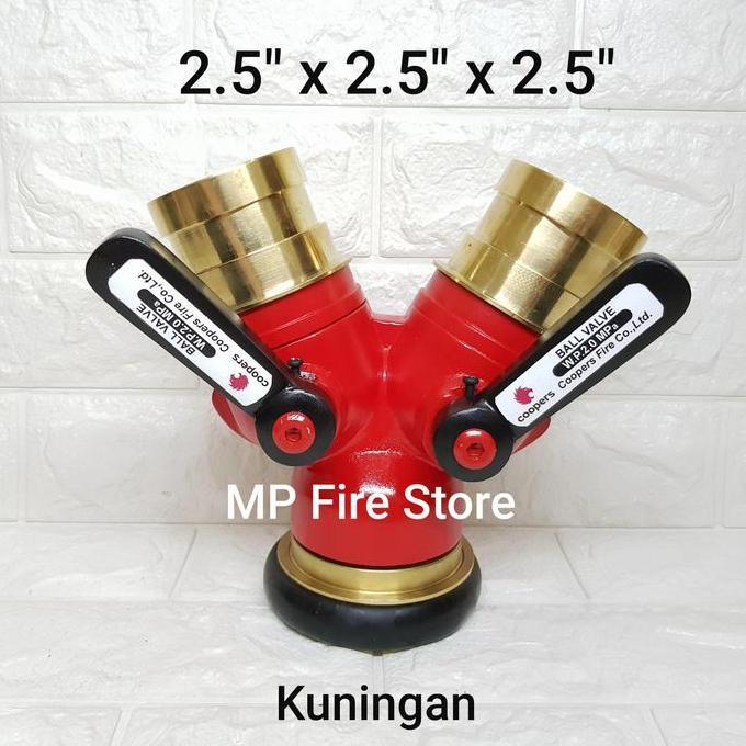 Y CONNECTION 2 HANDLE 2.5 x 2.5 x 2.5 KUNINGAN FIRE BREACHING HYDRANT