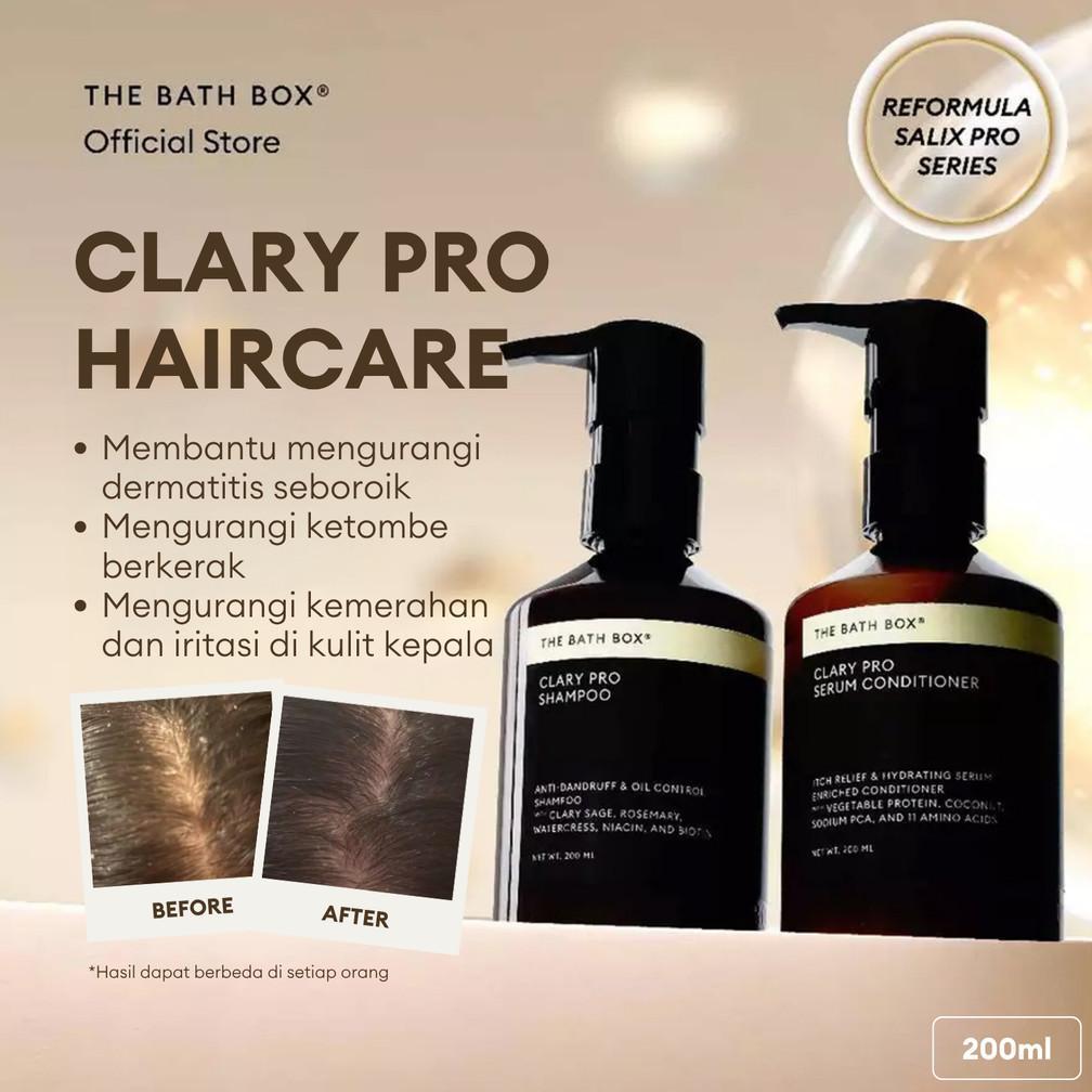 NEW PORODUK THE BATH BOX - CLARY PRO HAIRCARE (RAMBUT BERKETOMBE, RAMBUT BERMINYAK, KULIT KEPALA IRI