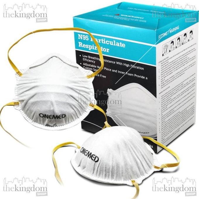 Medkit- Onemed Mask N95 Kn95 4Ply Masker Respirator Earloop Headloop /20 Kn 95