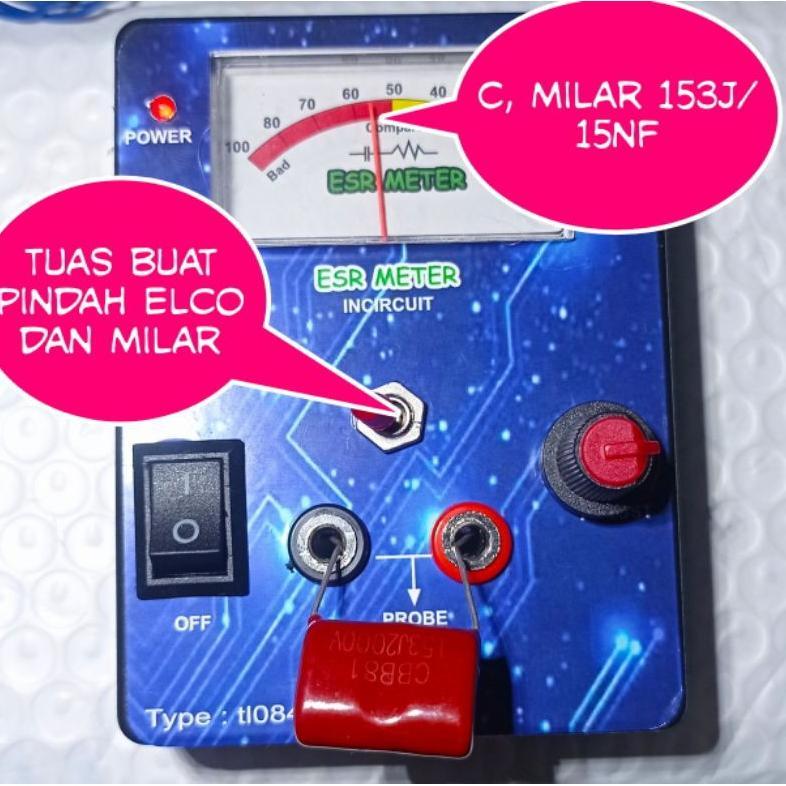 Esr Meter Analog Untuk Cek Elco Dan Milar
