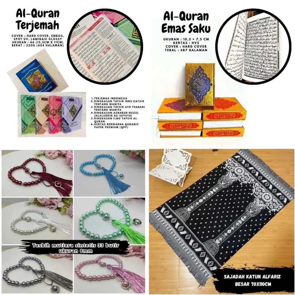 BEST SELLER HAMPERS SEPERANGKAT ALAT SHOLAT/ SEPERANGKAT ALAT SHOLAT MAHAR/ SEPERANGKAT ALAT SHOLAT 