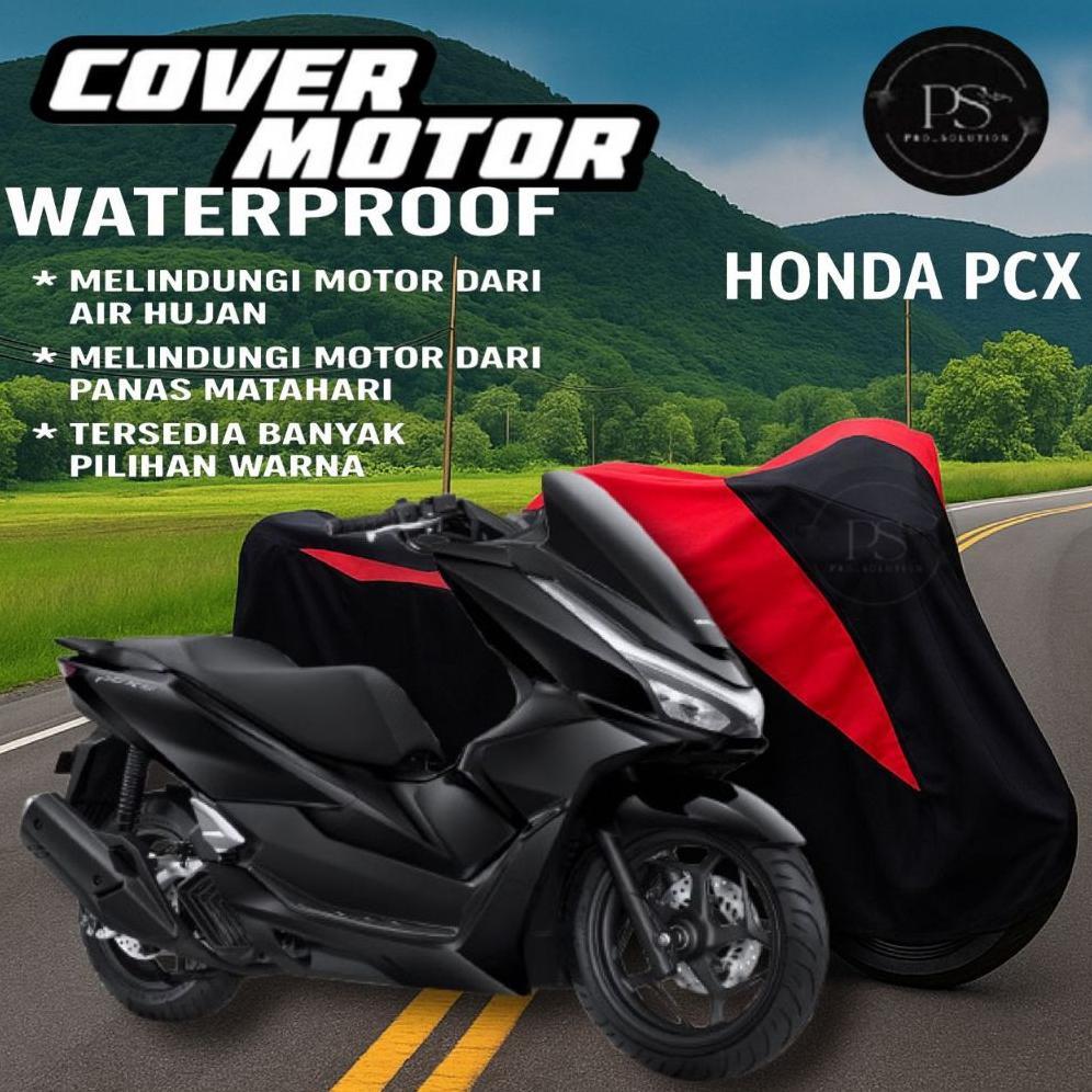 PREMIUM SARUNG MOTOR HONDA PCX OLD PCX NEW BAHAN WATERPROOF / COVER MOTOR HONDA PCX