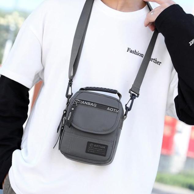 DR328 >> Tas Selempang Hp Multifungsi Waistbag Tas Pria Pinggang AOTIAN BNJ125