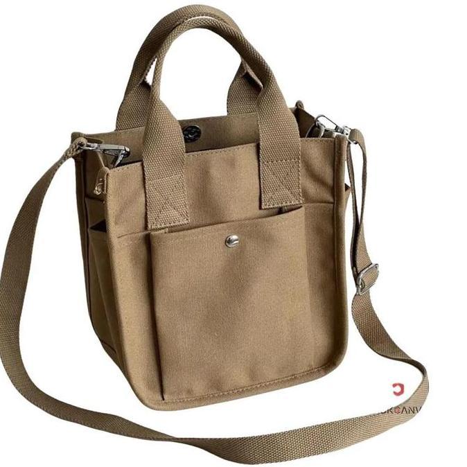 DV46 - [Beli Lokal] Tas Selempang ANGELICA.id Canvas Premium Cotton