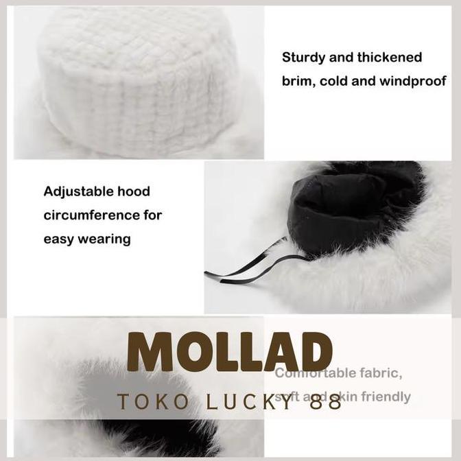 DV186 - TL0169 Topi Bulu Musim Dingin Mongol Unisex Dewasa Hadiah Topi Winter Fur Faux Import Berkua