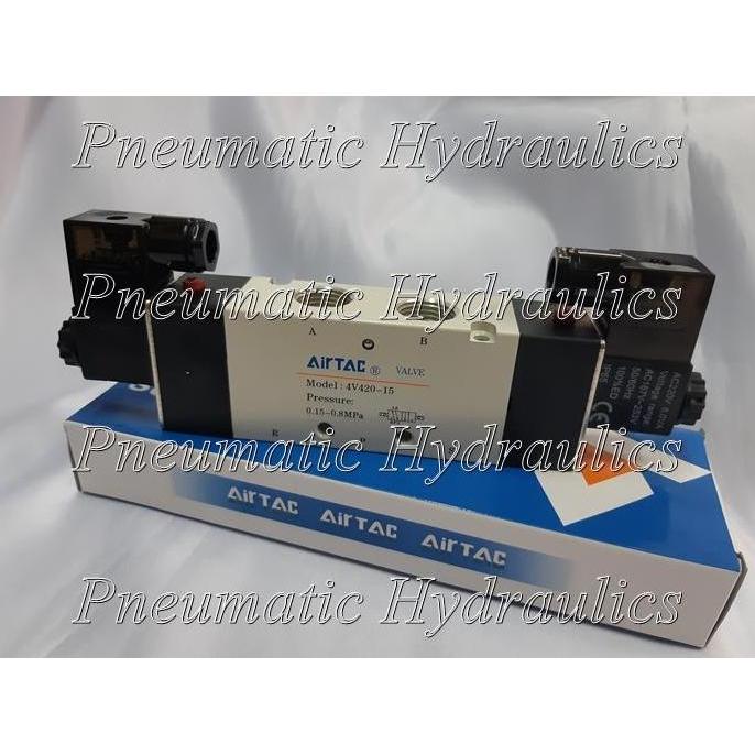 Solenoid Valve AIRTAC 4V420-15 AIRTAC Solenoid Valve 1/2"