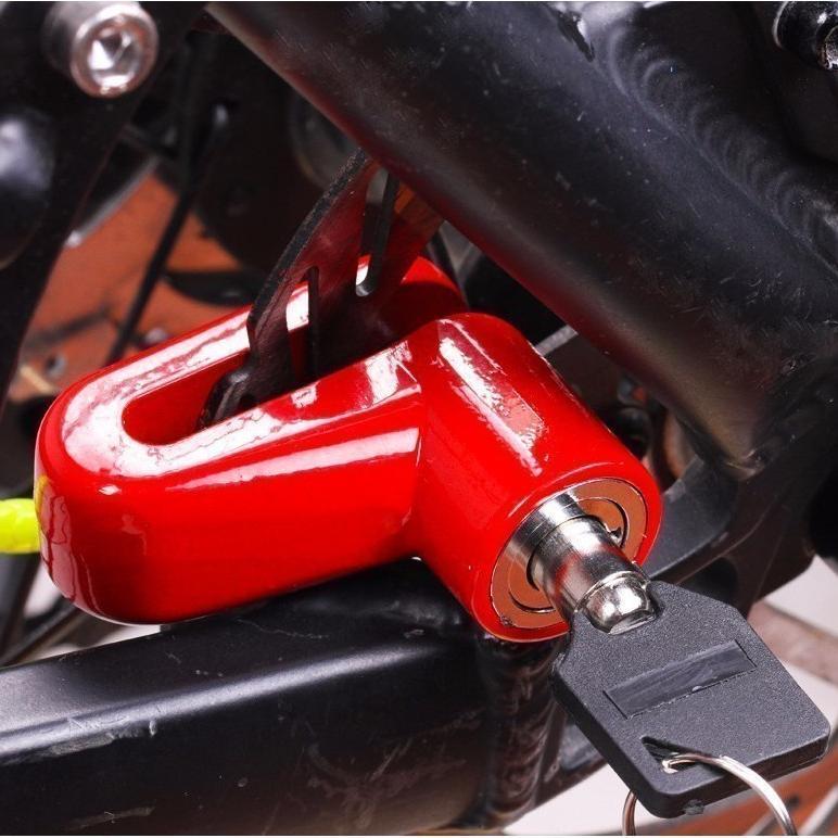 KUALITAS SUPER GEMBOK CAKRAM KUNCI PENJEPIT CAKRAM MOTOR BESI  KUAT / KUNCI CAKRAM MOTOR UNIVERSAL A