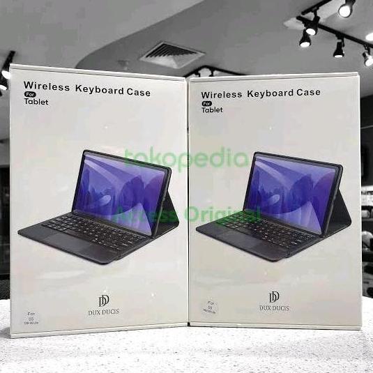 TERMURAH - Samsung Tab S6 Lite 2022 Wireless Keyboard Case Dux Ducis Book Cover