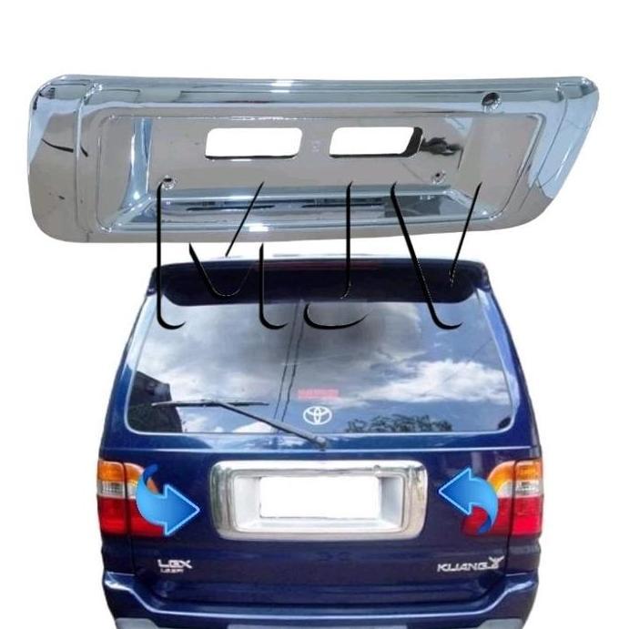 PILOPY ORNAMENT LIS LIST BAGASI BELAKANG PLAT NOMOR KIJANG KAPSUL CHROME
