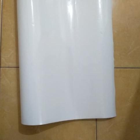 GARANSI Wrapping motor - Sticker Skotlet PUTIH GLOSSY Glosi skotlet motor mobil lebar 45cm