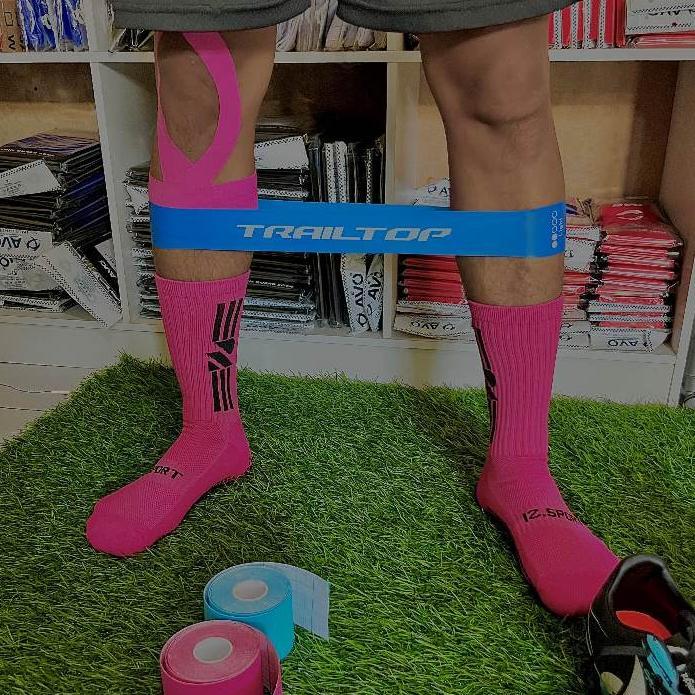 TERLARIS RESISTANCE BANDS 5 LEVELS GYM SET | TRAILTOP YOGA STRETCH LOOPS BAND PAHA KAKI LATIHAN