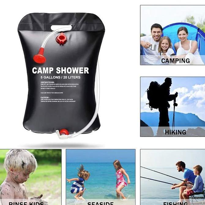 RELAXYSHOPID Kantong Air Shower Mandi Camp Shower Bag 20 L