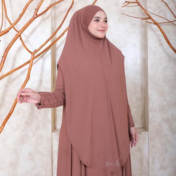 Hilpa Set Gamis Syari Ceruty Premium