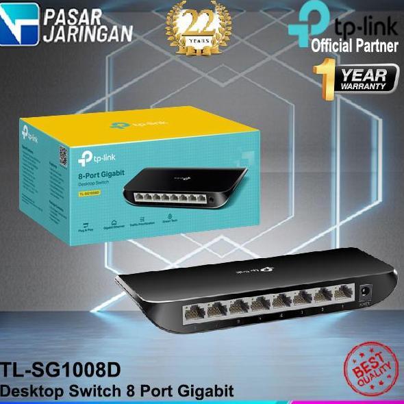 Switch 8 Port Gigabit TPLINK TL-SG1008D