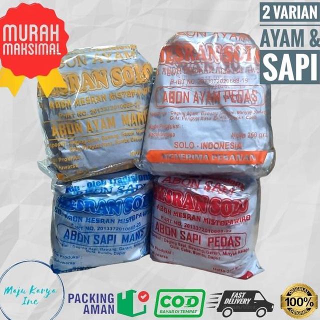 Abon Mesran Sapi Ayam 250 Gram Solo