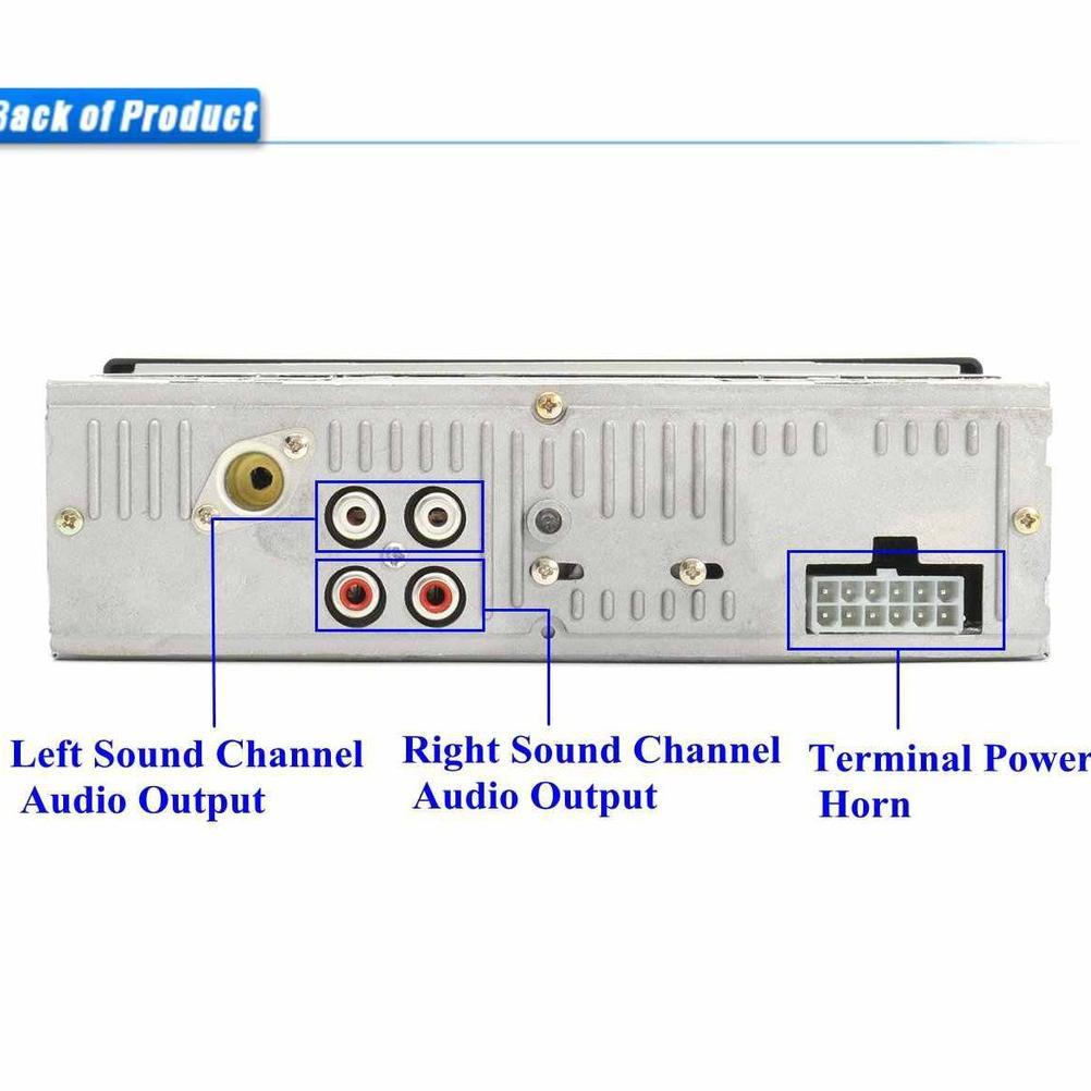 Tape Audio Mobil Truck Dan Bus Auto Voltage 12 Volt 24 Volt Single Din Bluetooth Usb Mp3 Fm Radio