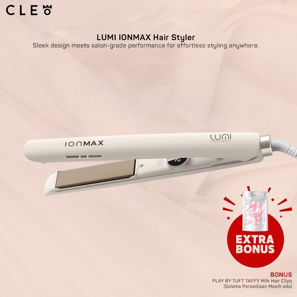 Lumi IonMAX Hair Straightener Ceramic Tourmaline 1 inch - Catokan Rambut