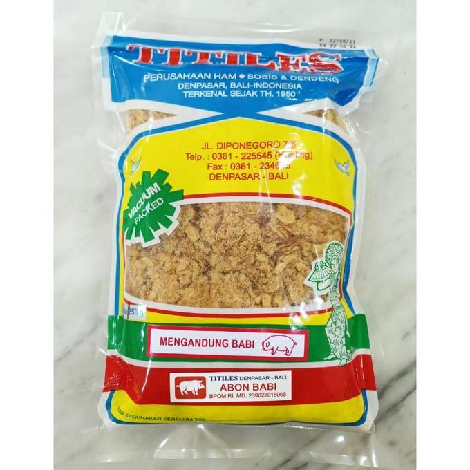 ABON BABI TITILES 250GR ORIGINAL TITILES BALI