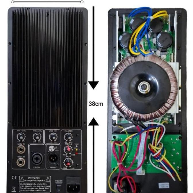 Power Kit Mesin Amplifier Power Kit Model Huper 2-3 Way 100 Watt 16X38 Restock