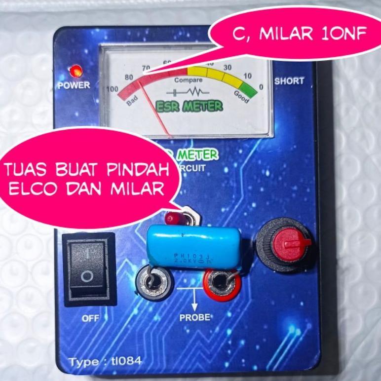 Esr Meter Analog Untuk Cek Elco Dan Milar