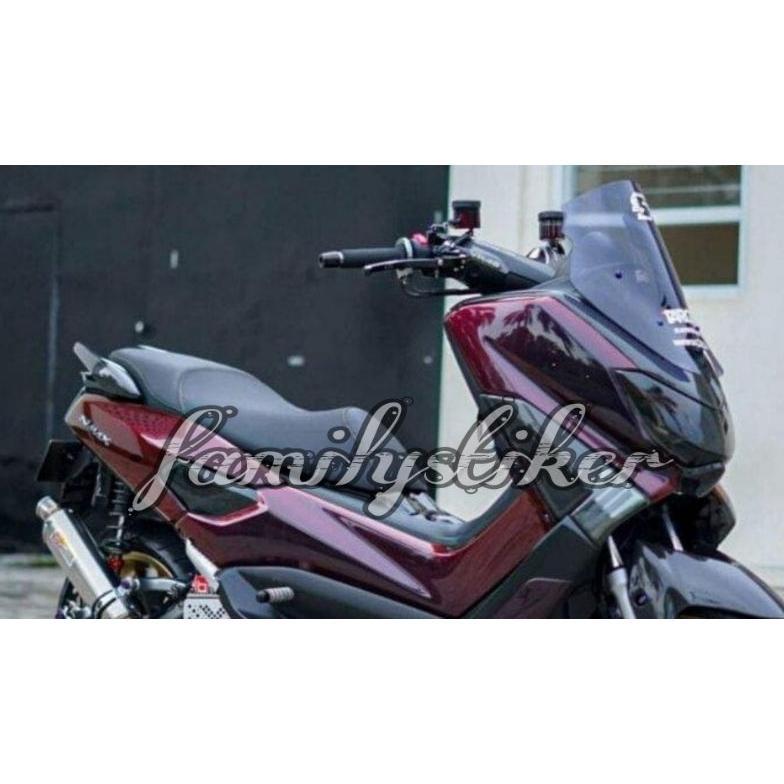 cuci gudang skotlet hitam lembayung merah stiker skotlet motor hitam lembayung