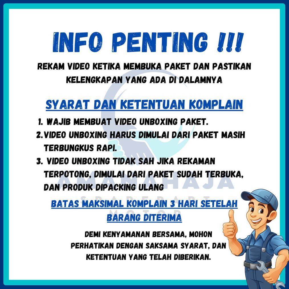 (Garansi) Ori As Shock Depan Tiang Shock Beat Vario 125 Led (Kzl) | Sparepart Original Suku Cadang S