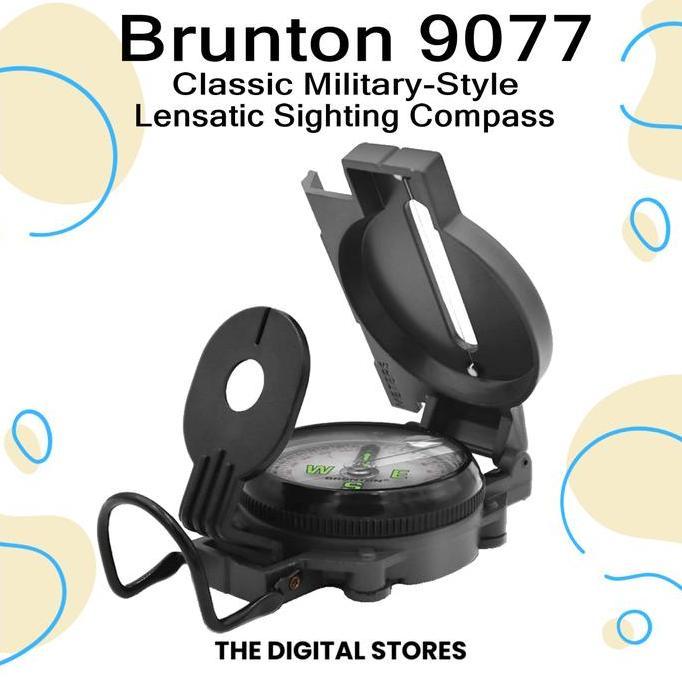 Brunton 9077 - Classic Military-style Lensatic Sighting Compass Kompas ALU