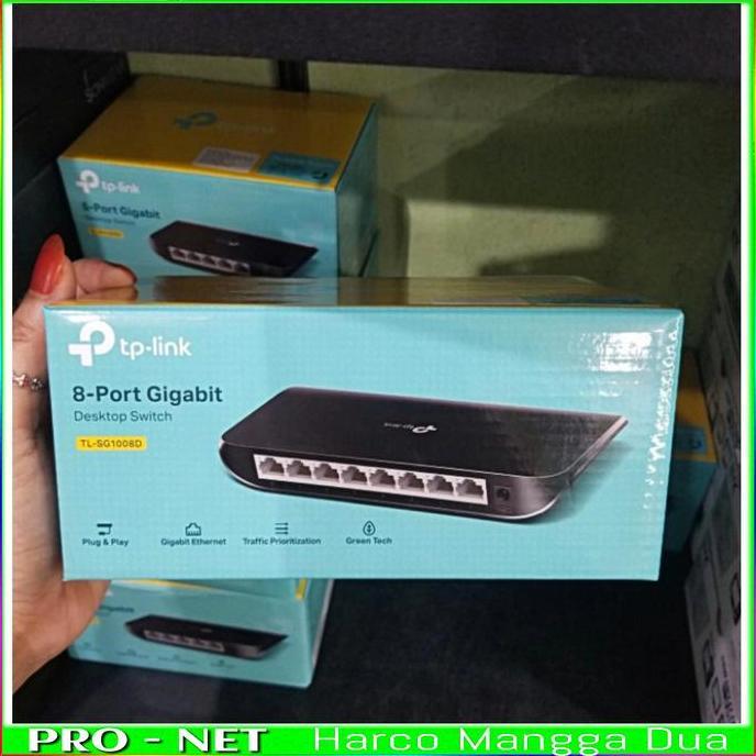 TP link switch hub 8 port gigabit TL-SG1008D / tp link 8 port gigabit
