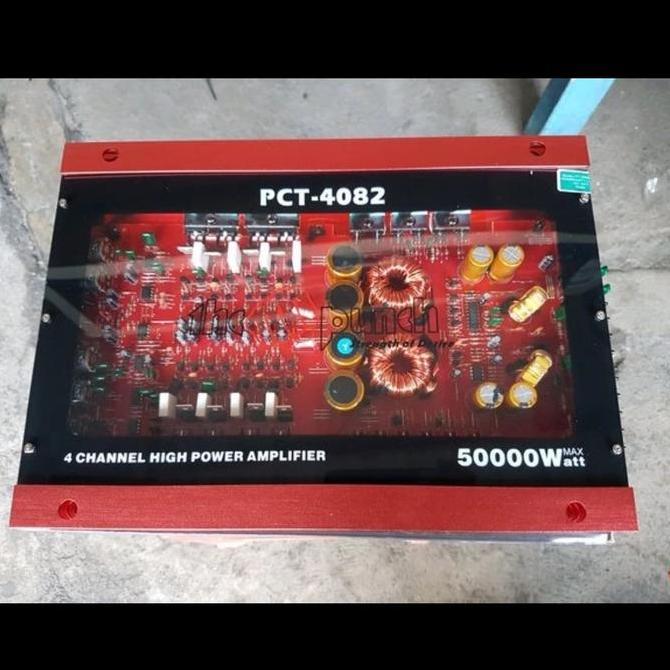 Promo Power 4 Channel The Punch PCT-4082 - PCT 4082 - 50.000 Watt - Power Amplifier 4CH - Power Audi