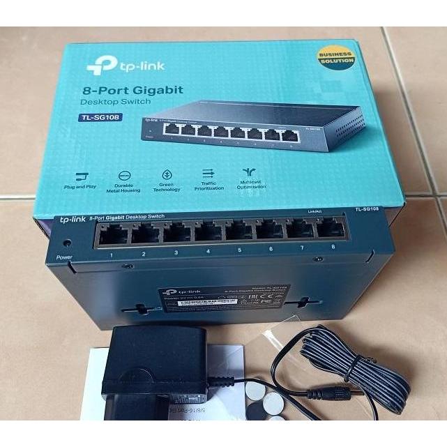 SG108 Switch 8port Gigabit TPLink SG108