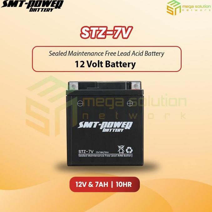 HARGA DISC - AKI KERING MOTOR 12V 7AH SMT POWER STZ-7V 10HR