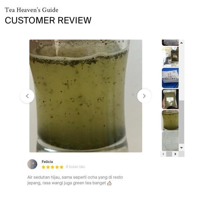 Teh Hijau Jepang 1Kg Japanese Green Tea Sencha Ocha Premium Pasti Promo