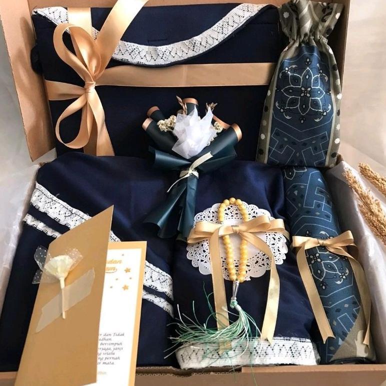 Cuci Gudang  Hampers Mukena Renda Jumbo Dewasa Lengkap / Mukenah Katun Micro 2In1 Resleting / Hamper