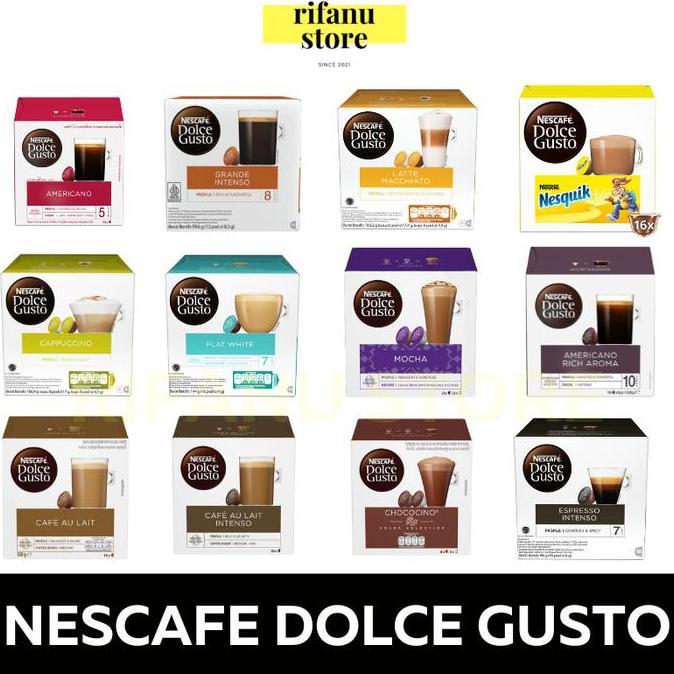 Nescafe Dolce Gusto Capsule Coffee ndg Original All varian 1 Box