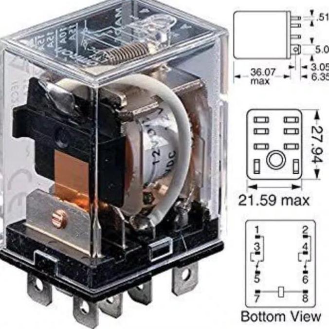 Promo Relay LY2 220V AC Omron Diskon