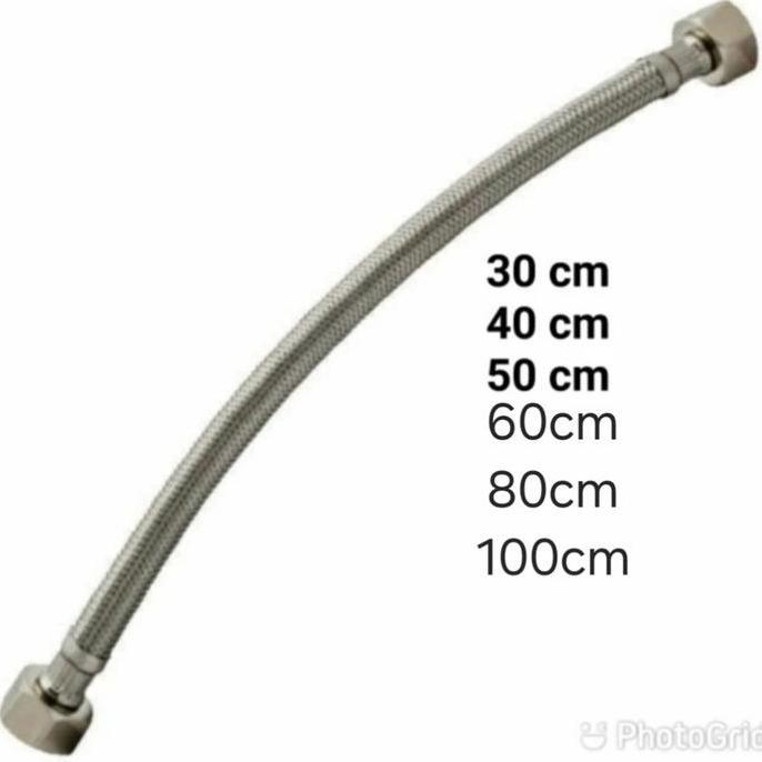 Lancaraja- Flexible Hose Flexible Anyam Selang Air Panas Dingin 1/2 Augusto
