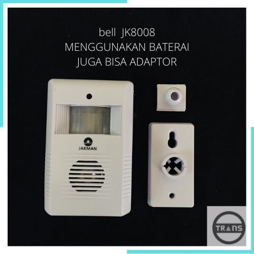 Bell Sensor Terpisah Anti Maling Jakman/Bell Toko/Bell Rumah/Bell Darurat/Bell Emergency/Bell Gudang
