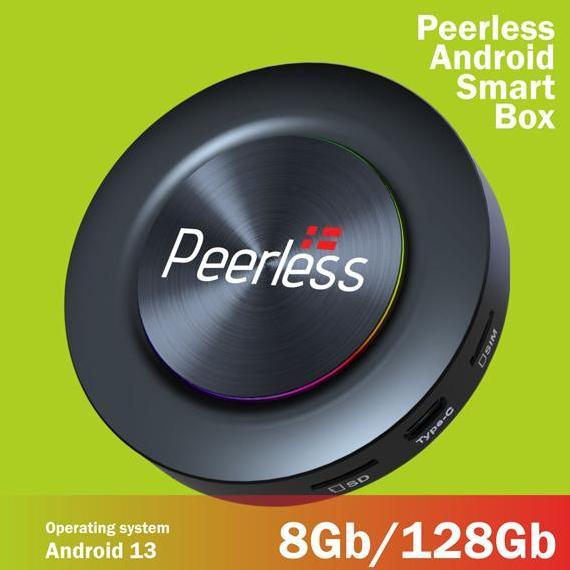 Promo CELLO Peerless Android Box 8/128GB Smart Multimedia Mobil Plug & Play Diskon