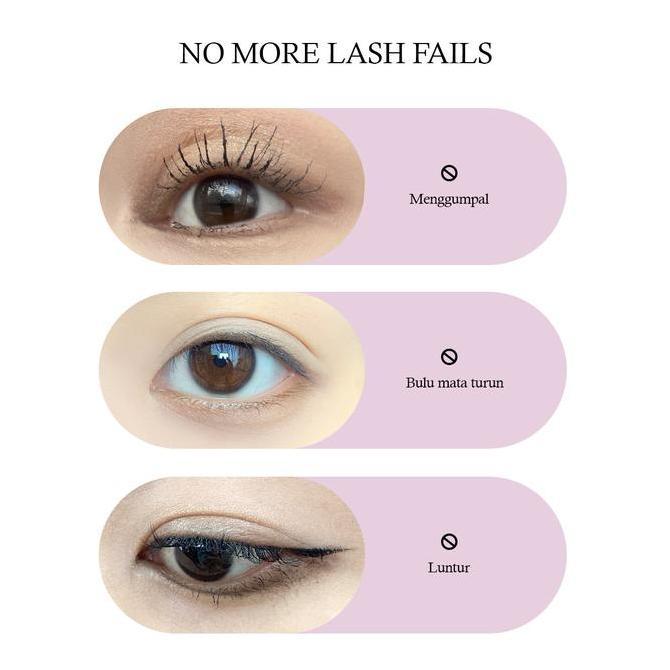 Moumou- [Keranjang] Bundling Mascara Extra Volume Curling + Waterproof Bold Eyeliner