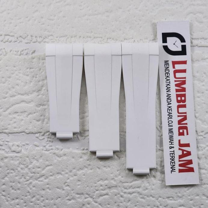 ROLEX RUBBER B WHITE RUBBER STRAP