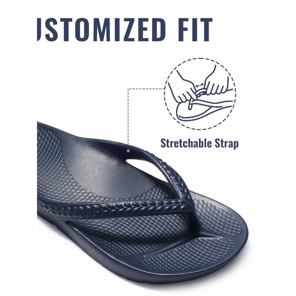 Crestar Women's Flip Flops Summer Orthopedic Flip Flops For Plantar Fasciitis Relief Lady Comfort Be