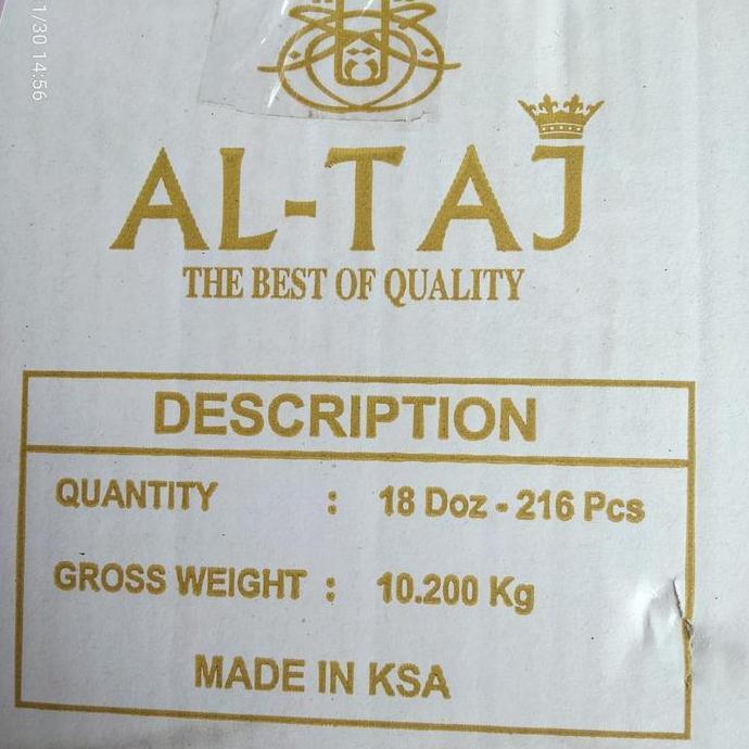 Bagusya- Bibit Parfum Oud Boukiyah By Al-Taj Segel 100 Ml