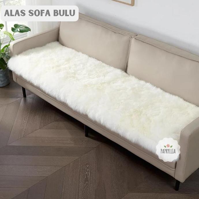 // PAPRYLLIA - SARUNG SOFA ALAS SOFA PELINDUNG SOFA ALAS KURSI BULU TEBAL ''