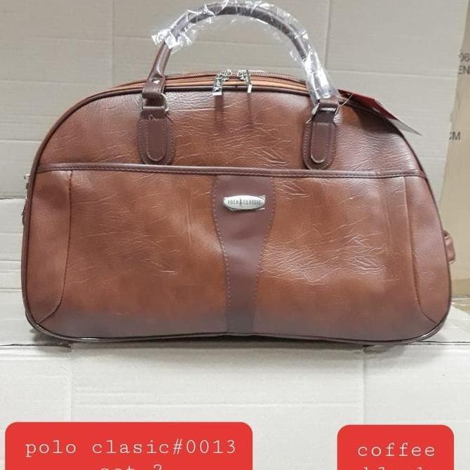 TAS KOPER CABIN TRAVEL BAG TROLY POLO CLASSIC RODA MEDIUM ORIGINAL (M)