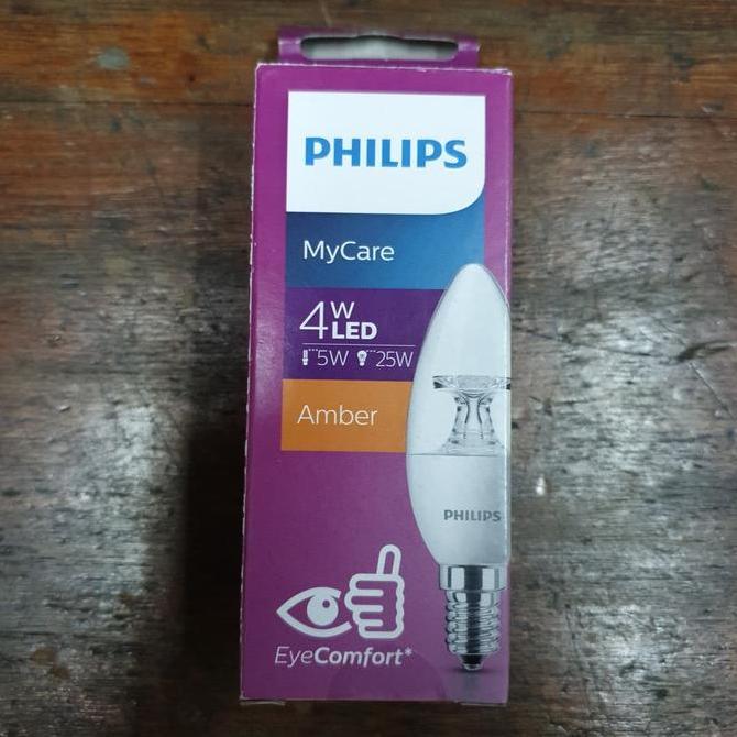 Lansungkirim- Lampu Led Candle Philips 4W E14
