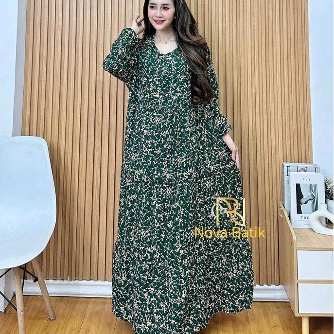 Terbaru Gamis Remekan Gamis Jumbo Ld 120Cm Gamis Rempel Susun Dress Rayon Muslim