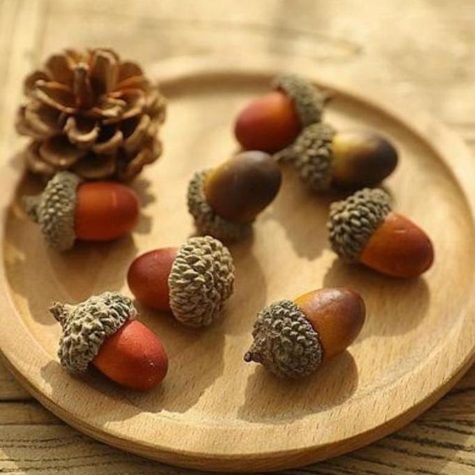// ACORN FRUIT ORNAMENT PHOTO PROPS IMPORT-BIJI BUAH EK //
