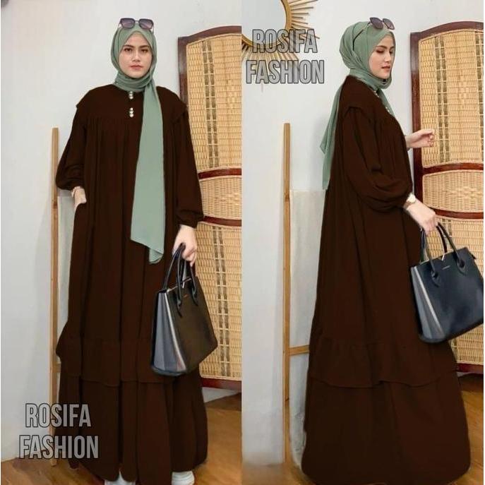 Grade Ori Baju Wanita Dewasa Gamis Lebaran 2026 Model Baru Gamis Viral Tiktok Kekinian Dan Fashionab