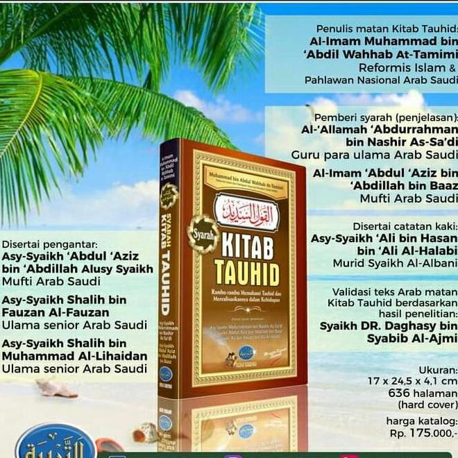 Buku Terjemahan Al Qaulus sadid Syarah Kitab Tauhid | Media Tarbiyah murah